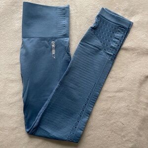 Gymshark Blue Energy Seamless High Waisted Leggings (S)